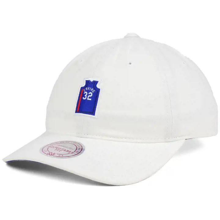 NEW JERSEY NETS MN Dez Jersey Casquettes Papa Erving #32 BLANC