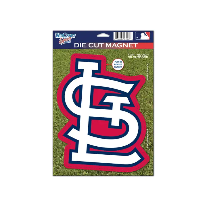 STL CARDS Aimant de voiture prédécoupé blc/rouge