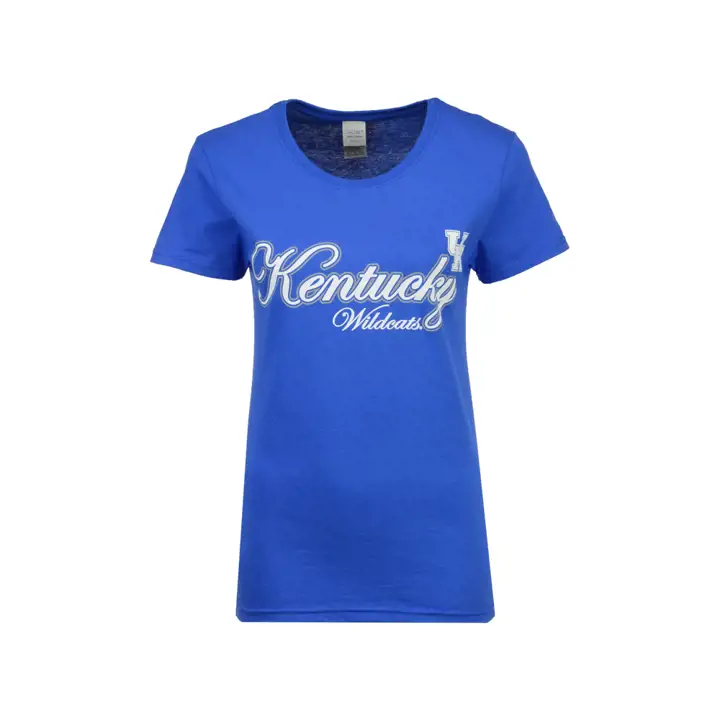 T-shirt femme Kentucky NCAA 2F Script 16 bleu roi