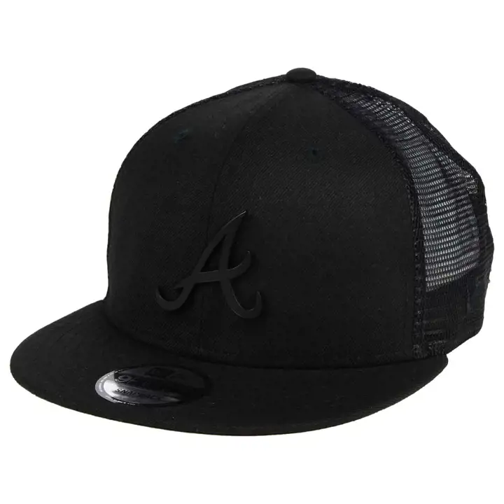 Atlanta Braves MLB Matte Metal Trucker XP Noir