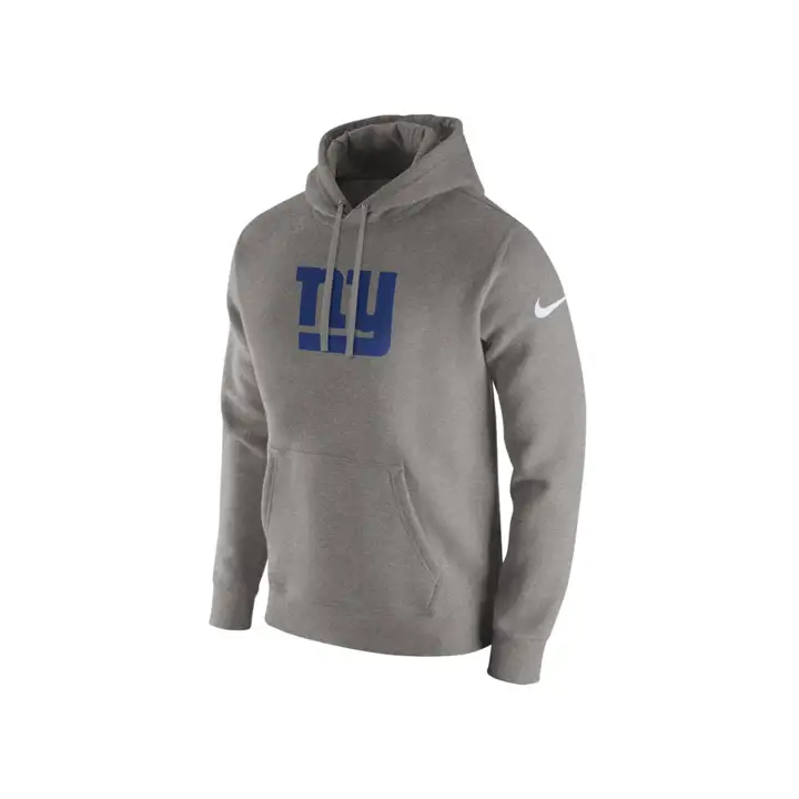 New York Giants NFL PO Sweat à Capuche Club en Polaire 17 Gris Foncé