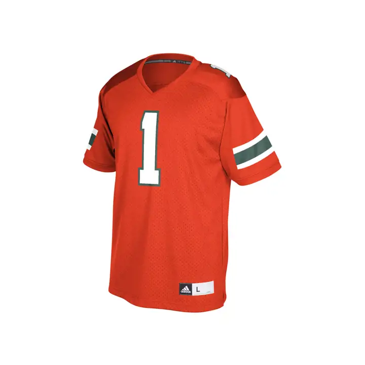 Maillot de football américain réplique Miami Hurricanes NCAA #1 org
