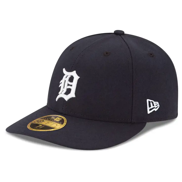 Detroit Tigers MLB Authentic Collection Couronne Basse HM   MARINE
