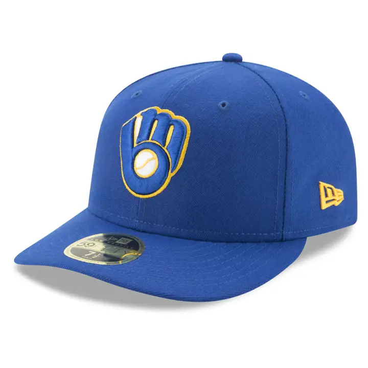 Milwaukee Brewers MLB Authentic Collection Calotte Basse ALT T.L