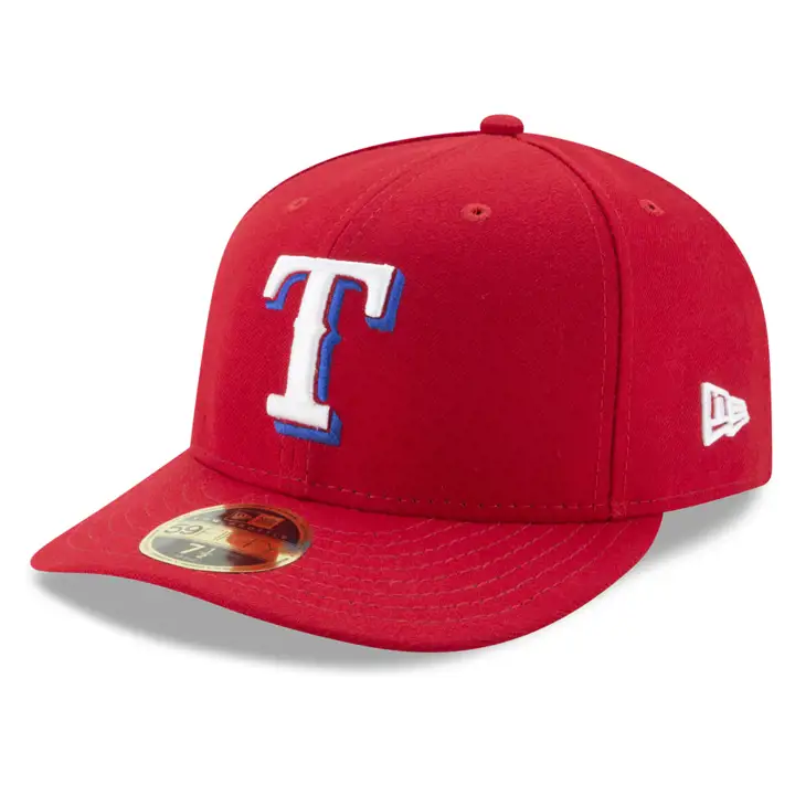 Texas Rangers MLB Authentic Collection Low Crown ALT ROUGE