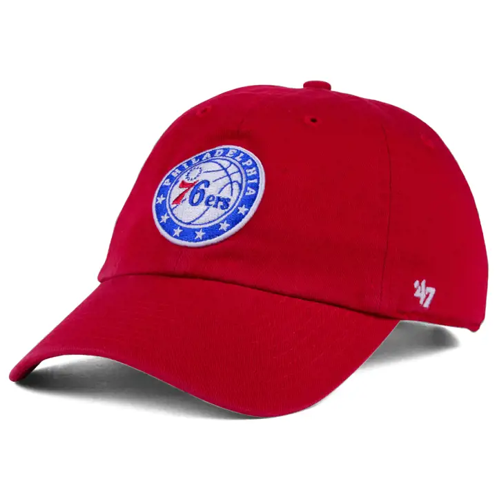 Philadelphia 76ers NBA '47 Clean Up ROUGE