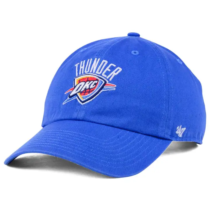 Casquette bleue Oklahoma City Thunder NBA '47 Clean Up