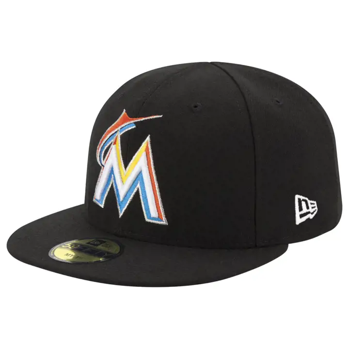Miami Marlins MLB Authentic Collection Ma première HM NOIR