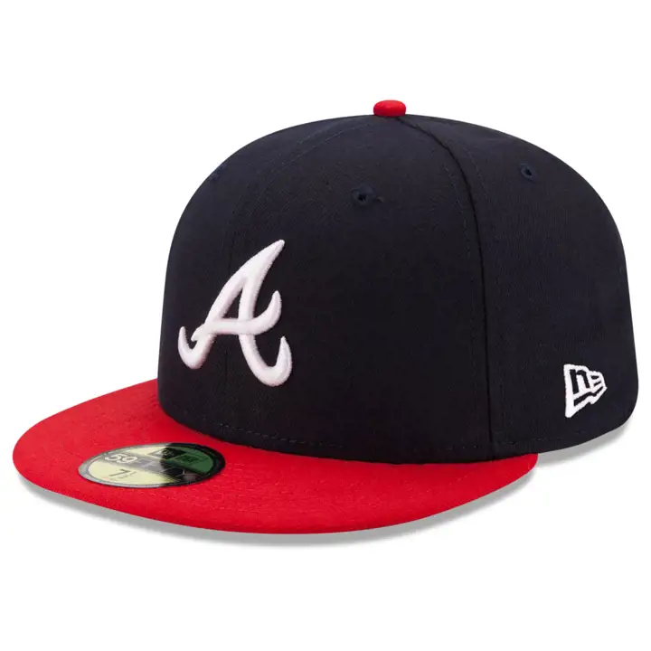 Casquette Atlanta Braves MLB Authentic Collection Enfant HM Marine/Rouge