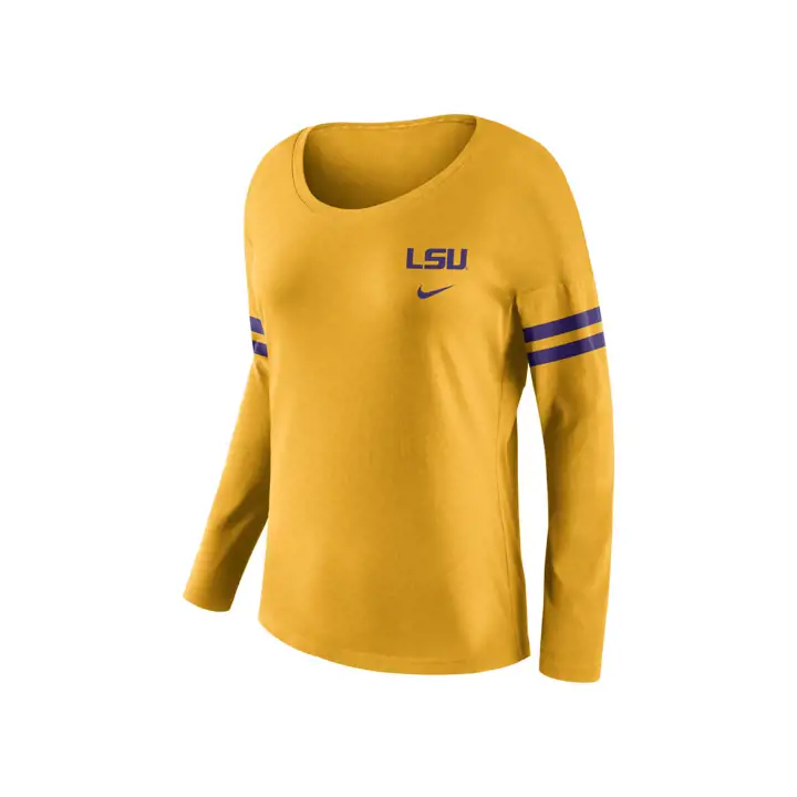 T-shirt à manches longues LSU NCAA pour femme, pour hayon 17 gl