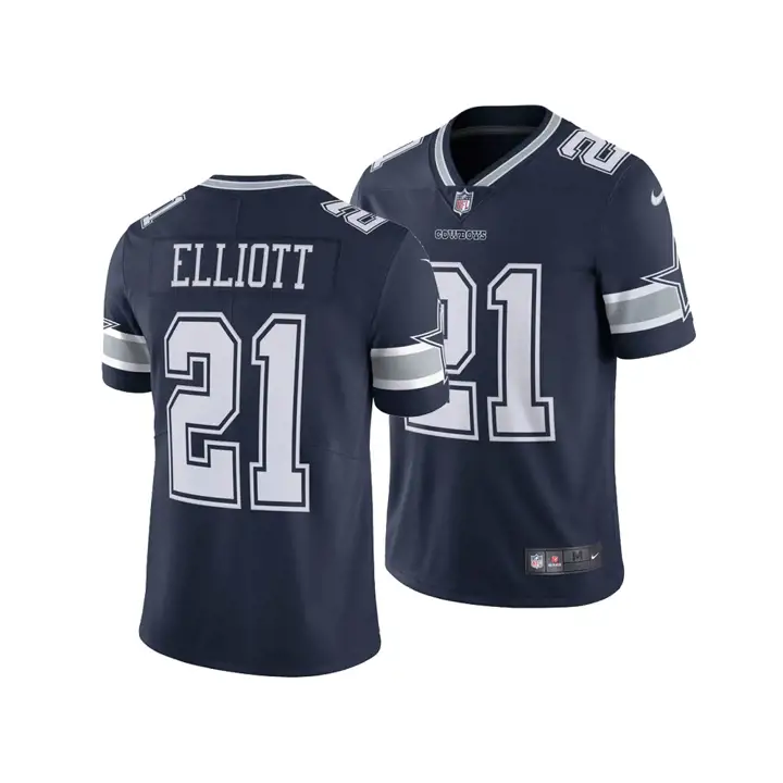 Maillot Limité Cowboys NFL Vapor Untouchable Ezekiel Elliott
