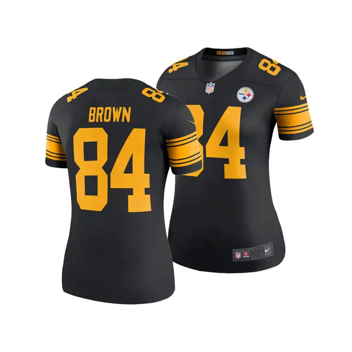Maillot Limited Color Rush NFL Steelers Femme Antonio Brown