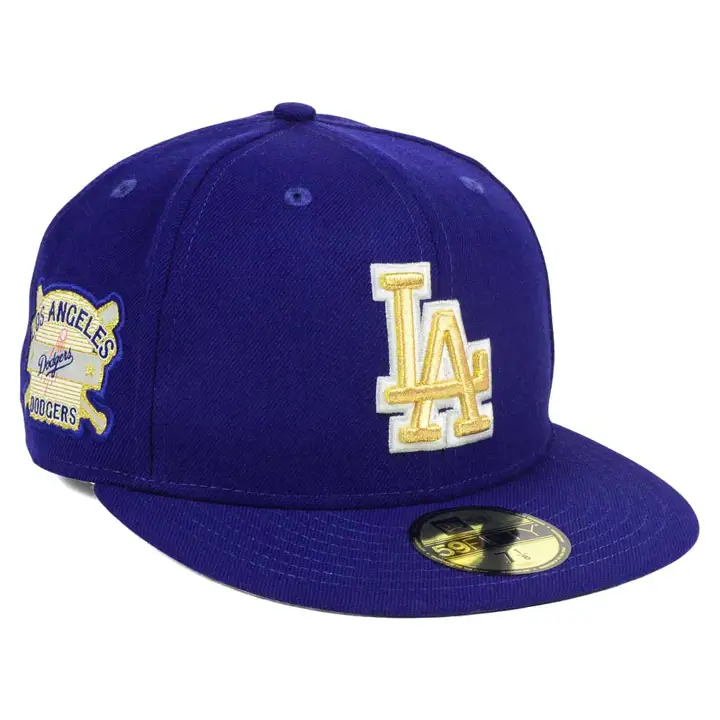 LOS ANGELES DODGERS 59FIFTY MLB EXCLUSIVE ÉCUSSON DORÉ RBL