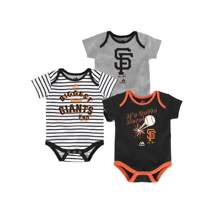 Ensemble 3 pièces de naissance MLB Homerun des Giants de San Francisco 17 blk