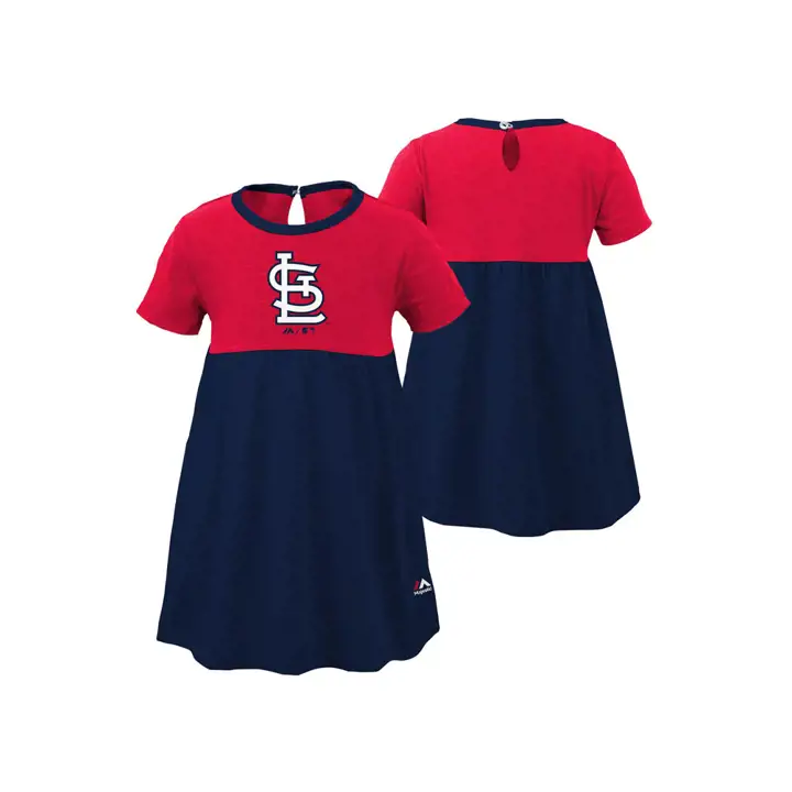 Robe pour bébé fille St. Louis Cardinals MLB Twirl 17 MARINE/r