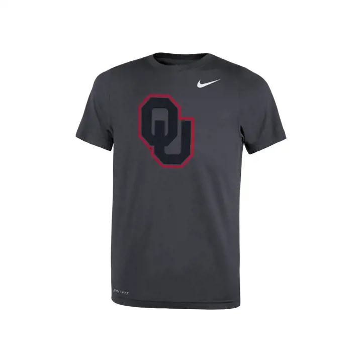 T-shirt de voyage Oklahoma NCAA Youth Legend 17 Anthracite
