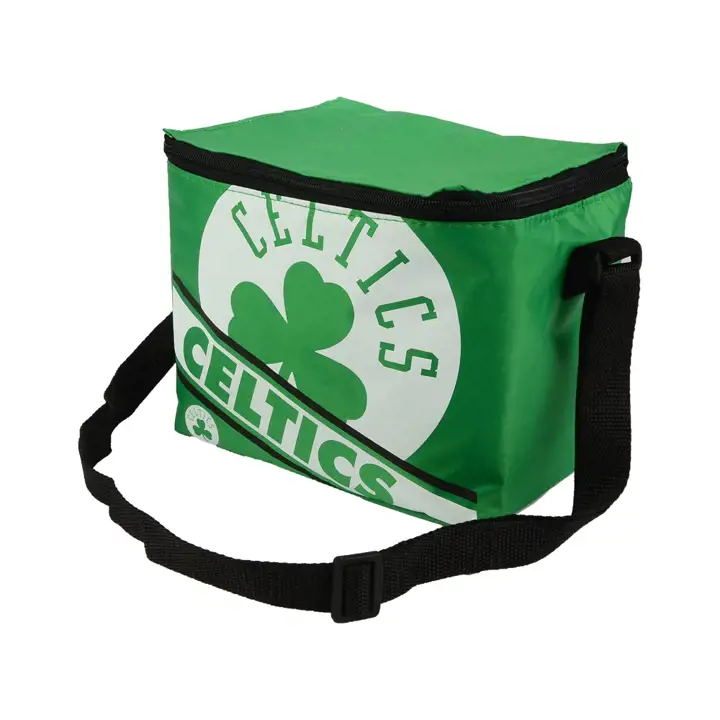 Glacière à déjeuner 6 canettes CELTICS - Rayures avec grand logo vert