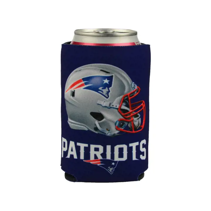 PATRIOTS Slogan Can Coozie marine/rouge/gris