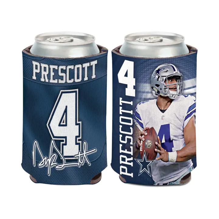 COWBOYS Porte-canette Dak Prescott bleu marine