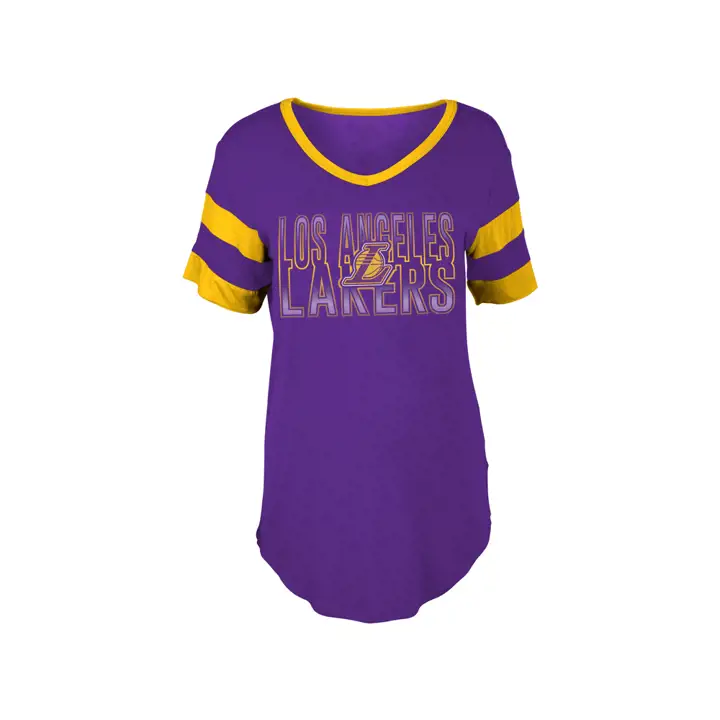 T-shirt scintillant NBA Los Angeles Lakers Hang Time pour femme 17