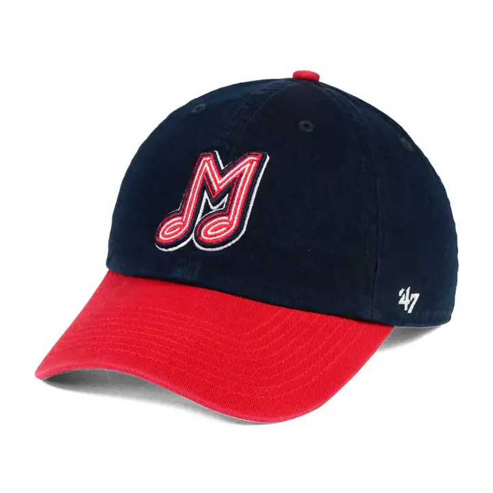 MEMPHIS REDBIRDS MiLB Clean Up NAVY/rouge