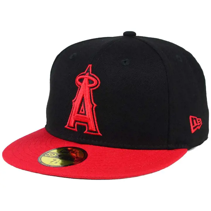 Angels d'Anaheim MLB noir/rouge