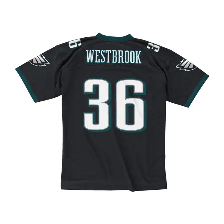 EAGLES NFL Maillot Rétro Réplique M&N Westbrook #36 noir