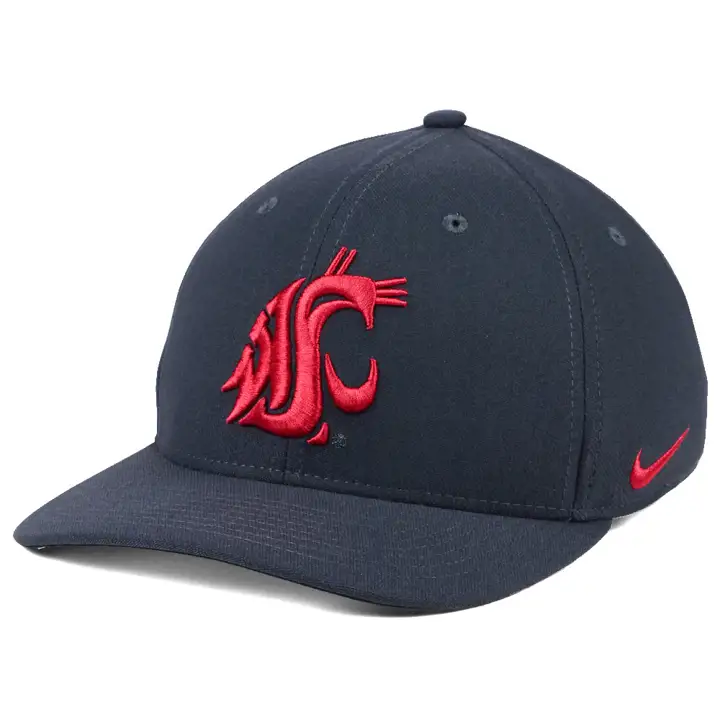Cougars de l'État de Washington NCAA Classique Swoosh ANTHRACITE