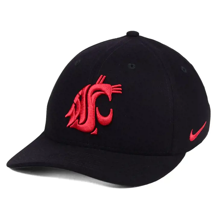 Washington State Cougars NCAA Classic Swoosh BLK