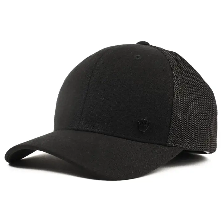 NO BAD IDEAS Casquette filet souple Walton noir/noir