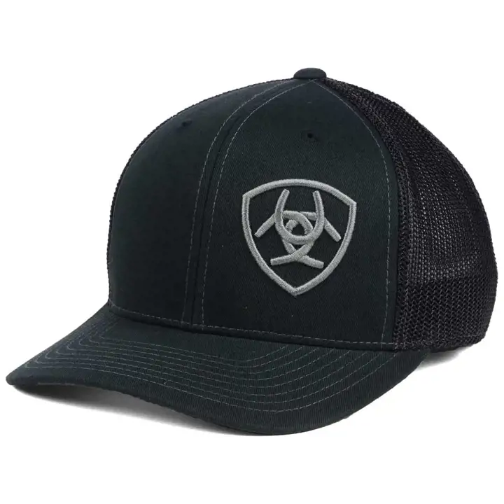 CASQUETTE LOGO DÉPORTÉ ARIAT noir/Charbon