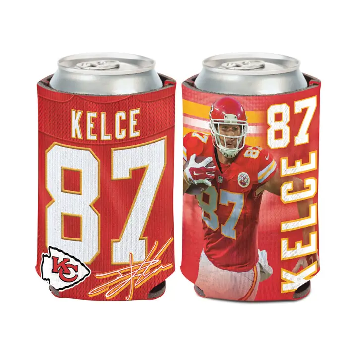 CHIEFS Canette Kelce rouge