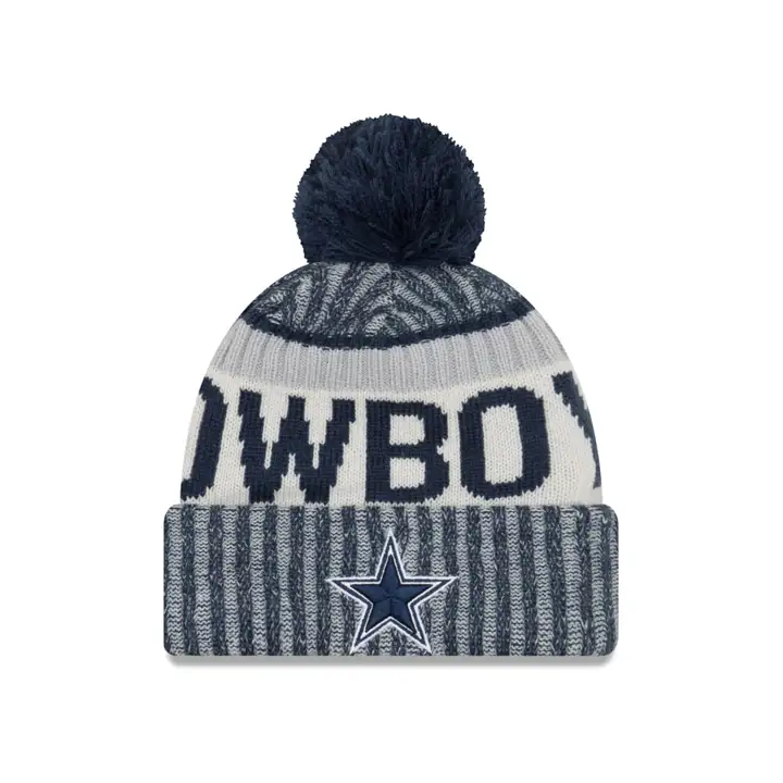 Dallas Cowboys 17 Bonnet tricoté NFL Sport XP BLEU MARINE/GRIS