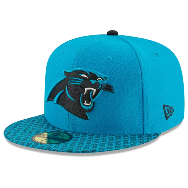 Carolina Panthers 17 NFL OF Sideline 59FIFTY XP  LBL/BLK