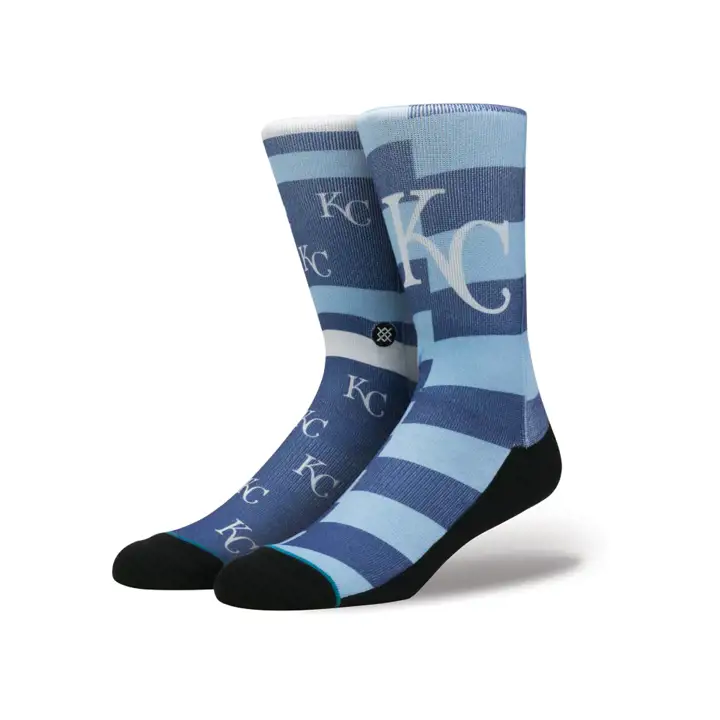 Kansas City Royals MLB Chaussettes mi-mollet « Splatter » BLEU