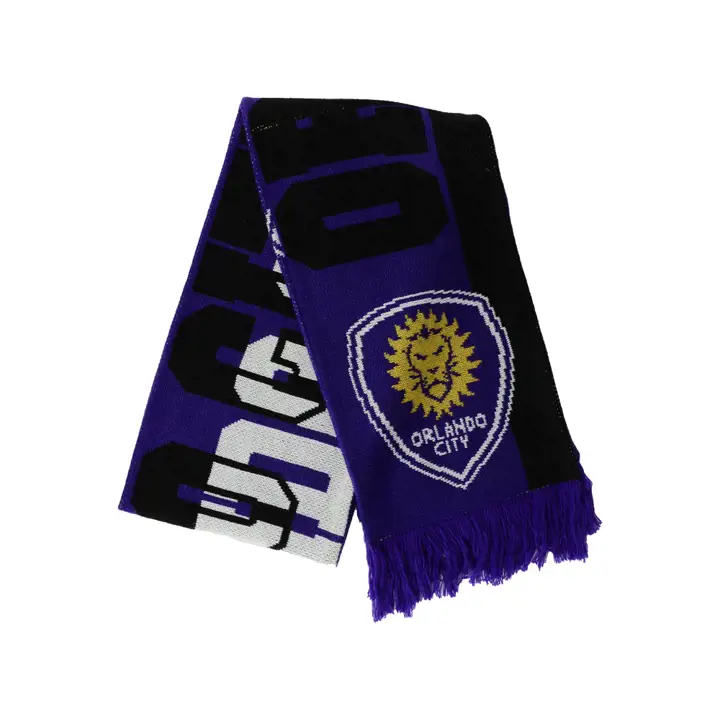 Écharpe Jacquard Intégral Orlando City Soccer Club MLS   VIOLET