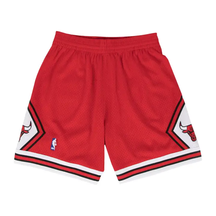 Short de basket Chicago Bulls NBA M&N Swingman   ROUGE/blanc