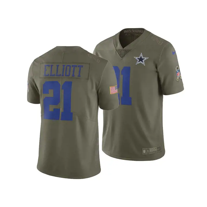 COWBOYS NFL Maillot de match STS Cowboys pour jeune 17 Ezekiel Elliott