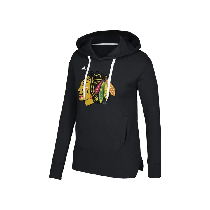 Sweat-shirt à Capuche Femme Chicago Blackhawks NHL Logo Shine