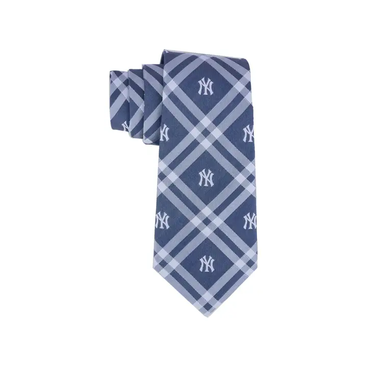 Cravate en polyester Rhodes New York Yankees Marine/argent