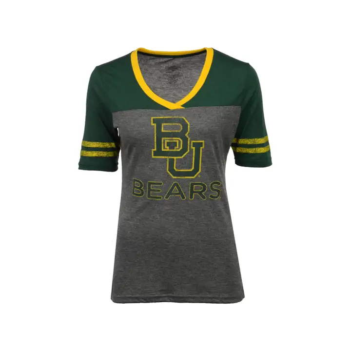 T-shirt McTwist NCAA femme Baylor Bears 17 - Charbon