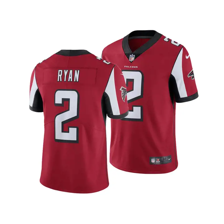 Maillot NFL Vapor Untouchable Falcons Matt Ryan rouge/noir