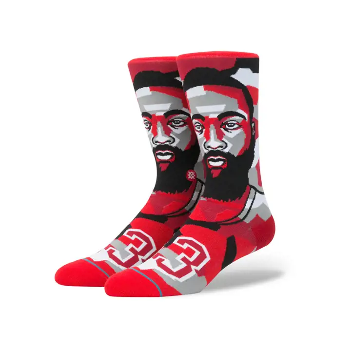 ROCKETS NBA Collection Mosaïque James Harden ROUGE/GRIS