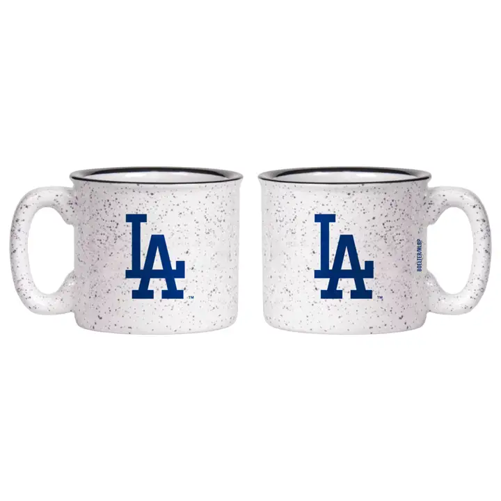 Mug de camping DODGERS 15 oz blanc/bleu marine