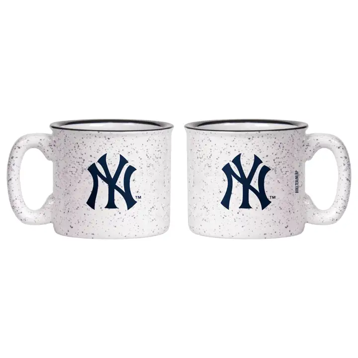 Mug à café de camping Yankees 44 cl blanc/bleu marine
