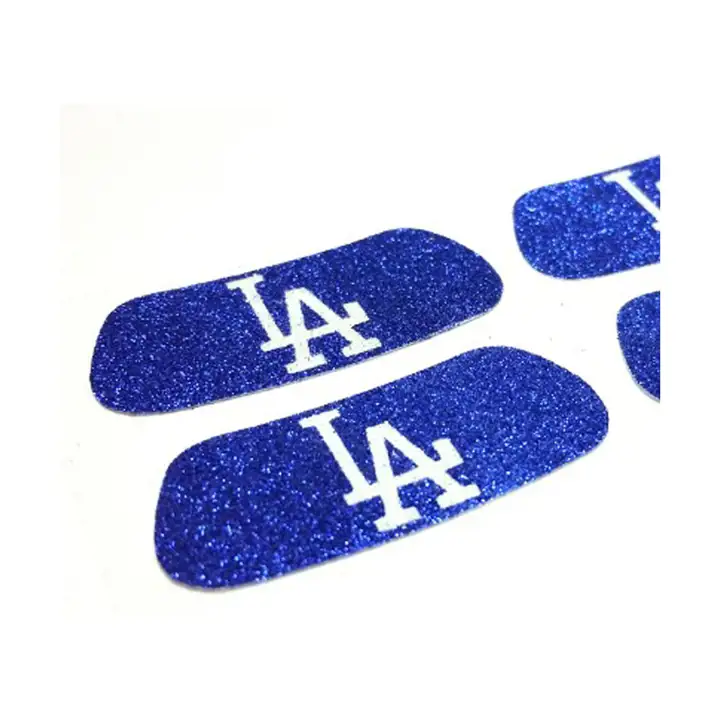 Autocollant pour les yeux DODGERS 2 paires de paillettes bleues