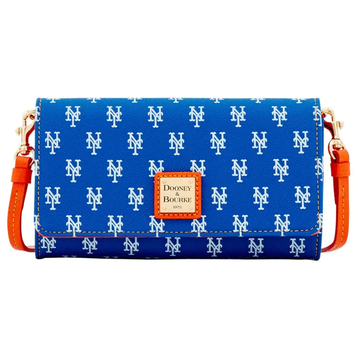 New York Mets Dooney & Bourke Portefeuille bandoulière Daphne BLEU/