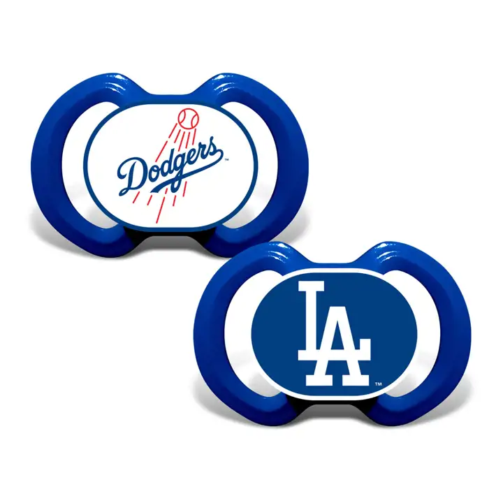 Sucette DODGERS, lot de 2, BLEU/blanc