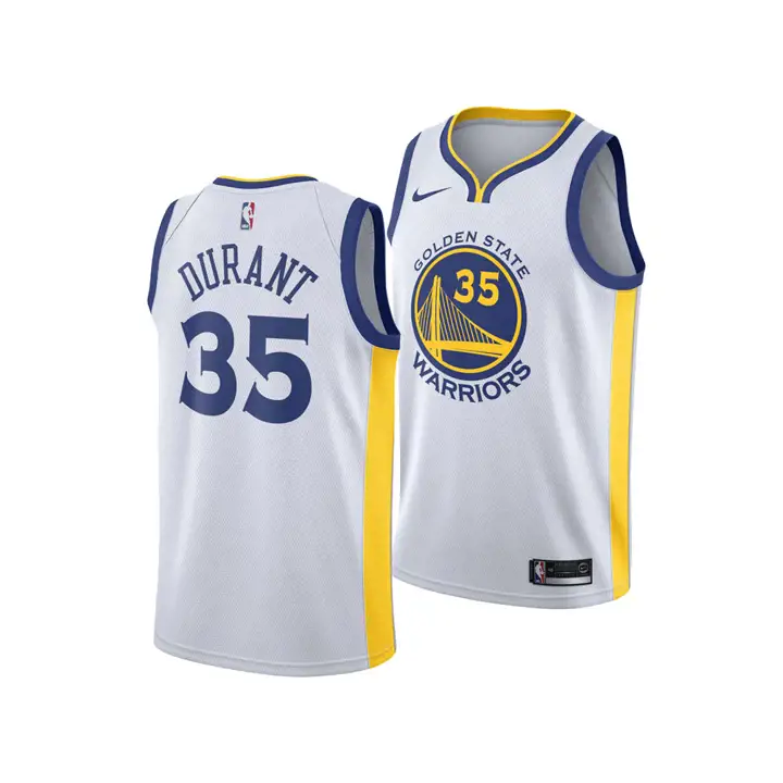 MAILLOT SWINGMAN NBA WARRIORS Kevin Durant BLANC