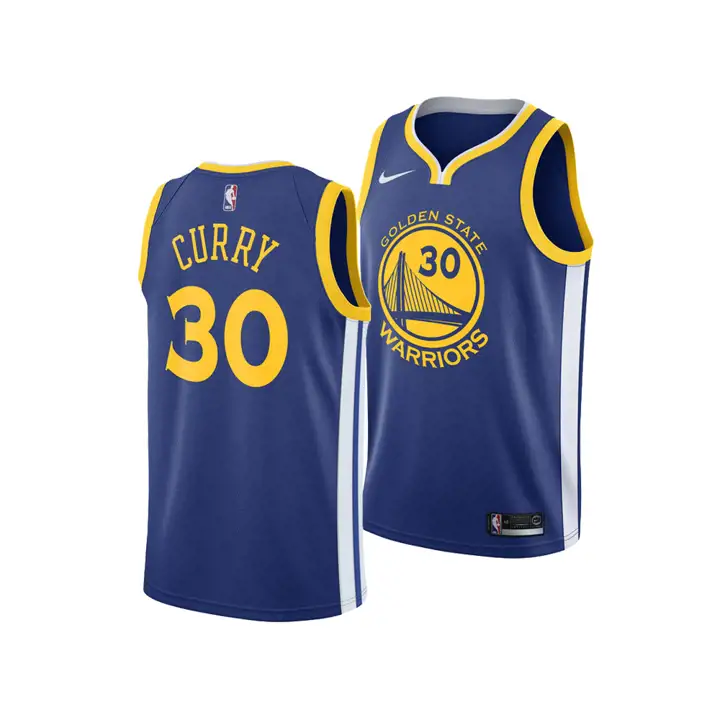 MAILLOT SWINGMAN WARRIORS NBA ICON Stephen Curry BLEU